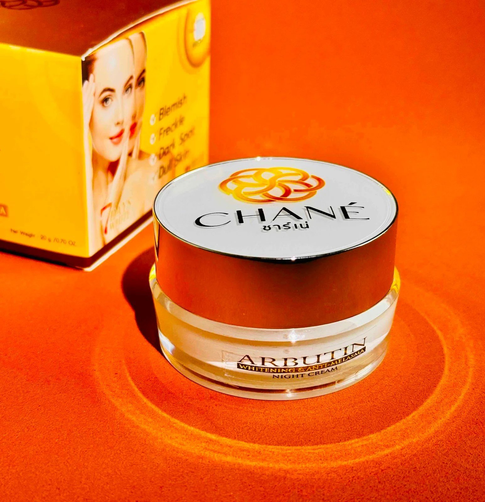 •	Chane Arbutin Whitening & Anti Melasma Night Cream